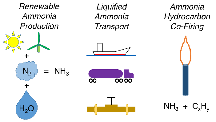 Ammonia renewable fuel